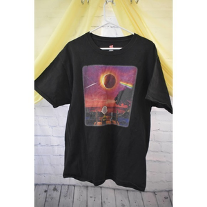 Haines‎ LED Zepplin and Snoopy Concert Style Tee Shirt sz XL